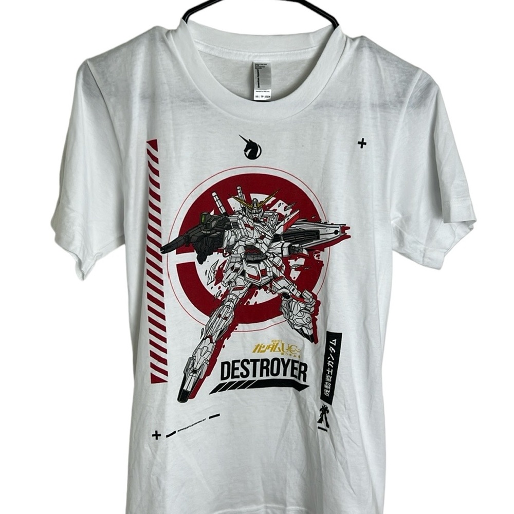 Gundam Destroyer Short Sleeve Shirt Size XS